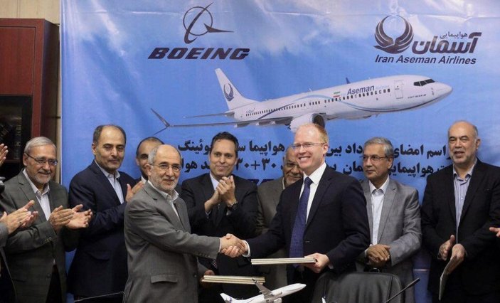 İran, Boeing'den 60 uçak satın alacak