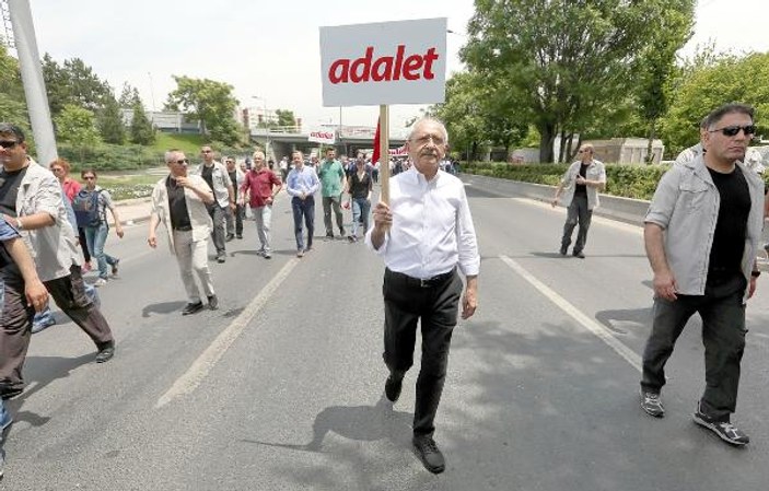 Kemal Kılıçdaroğlu'nun yürüyüşünde 2. gün