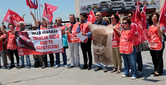 Vatan Partisi, İncirlik'in ABD'ye kapatılmasını istedi