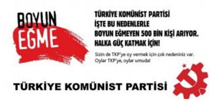 Kılıçdaroğlu'nun oğlu TKP'nin sloganıyla yürüdü