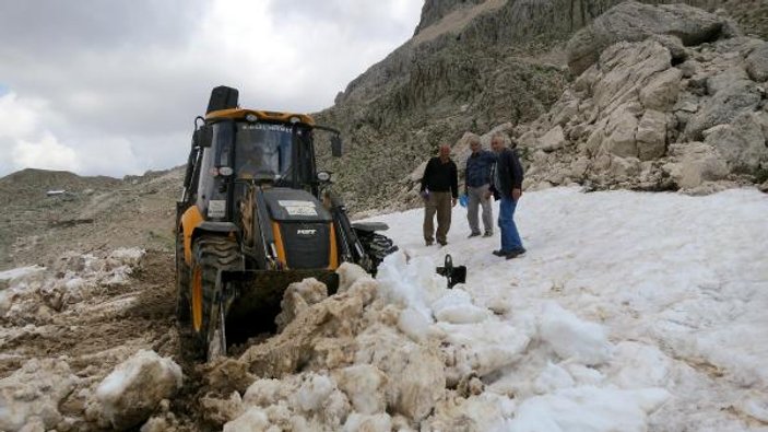 Antalya'da haziran ayında karla mücadele