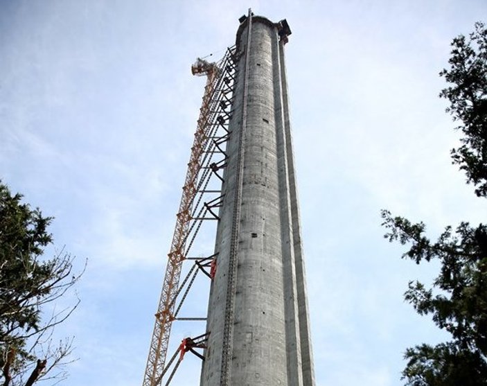 Çamlıca TV Radyo Kulesi inşaatı sürüyor
