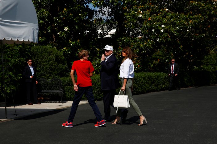 Trump Beyaz Saray'a döndü