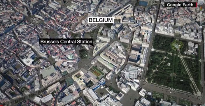 Brüksel'de tren istasyonunda patlama