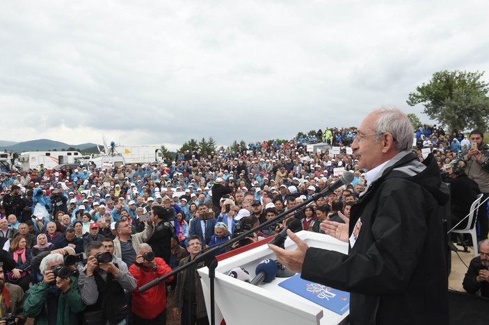 Kılıçdaroğlu'nun Adalet Yürüyüşü'ndeki grup konuşması