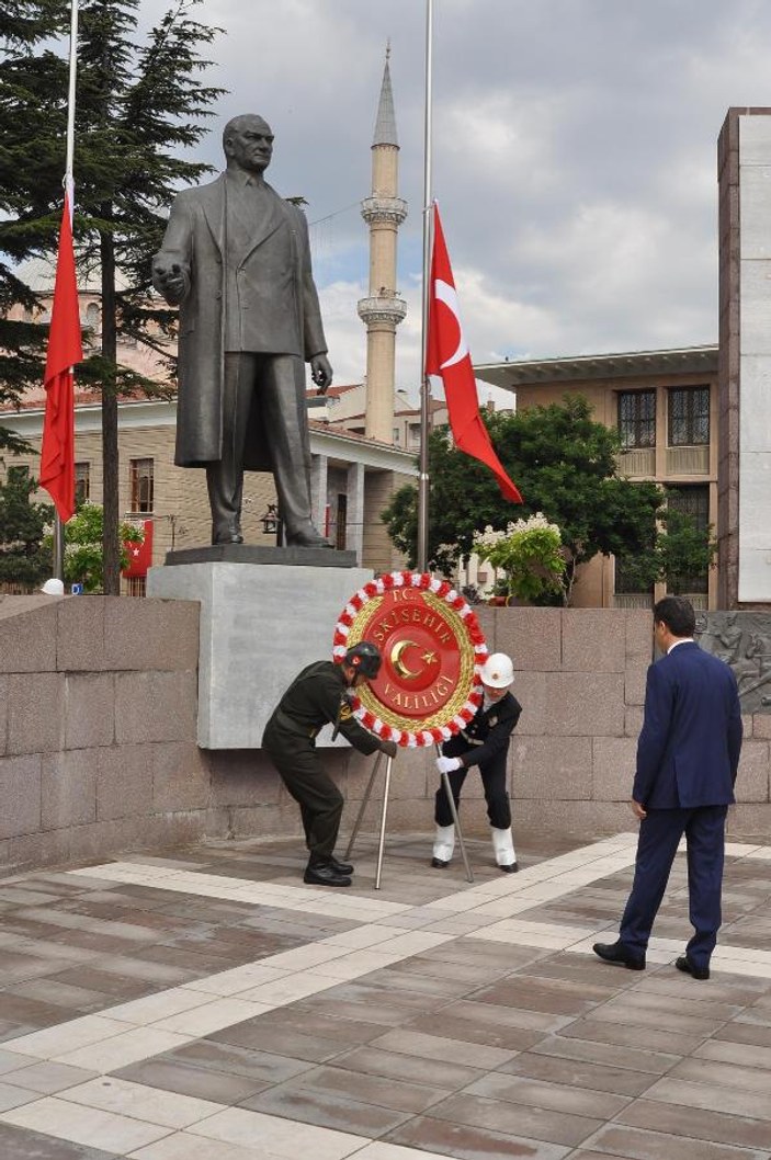 Atatürk'ün Eskişehir'e gelişinin yıldönümü kutlandı