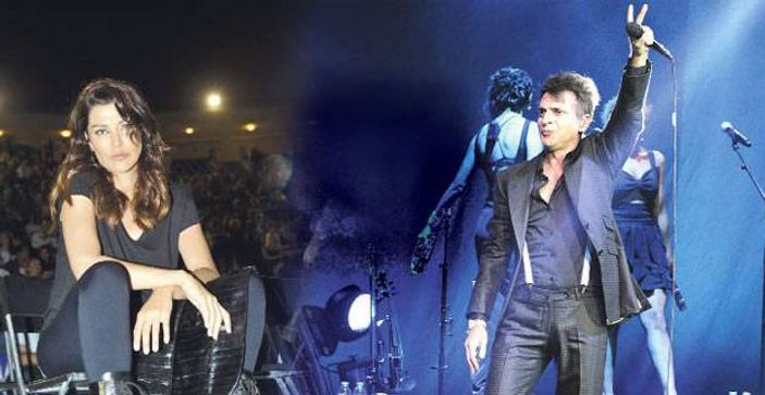 Deniz Akkaya eski sevgilisini yenisiyle izledi