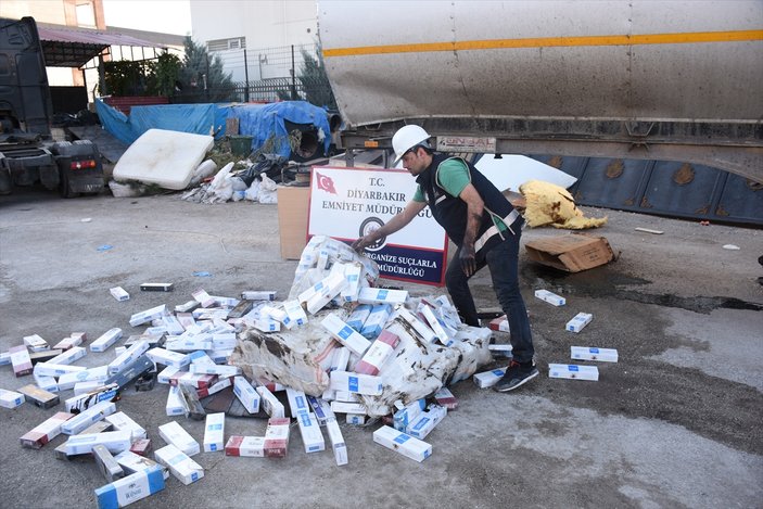 Diyarbakır'da 200 bin paket kaçak sigara ele geçirildi