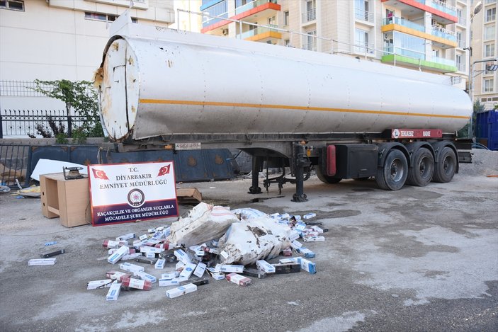 Diyarbakır'da 200 bin paket kaçak sigara ele geçirildi