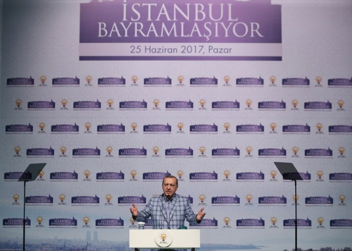 Erdoğan, AK Parti bayramlaşma töreninde
