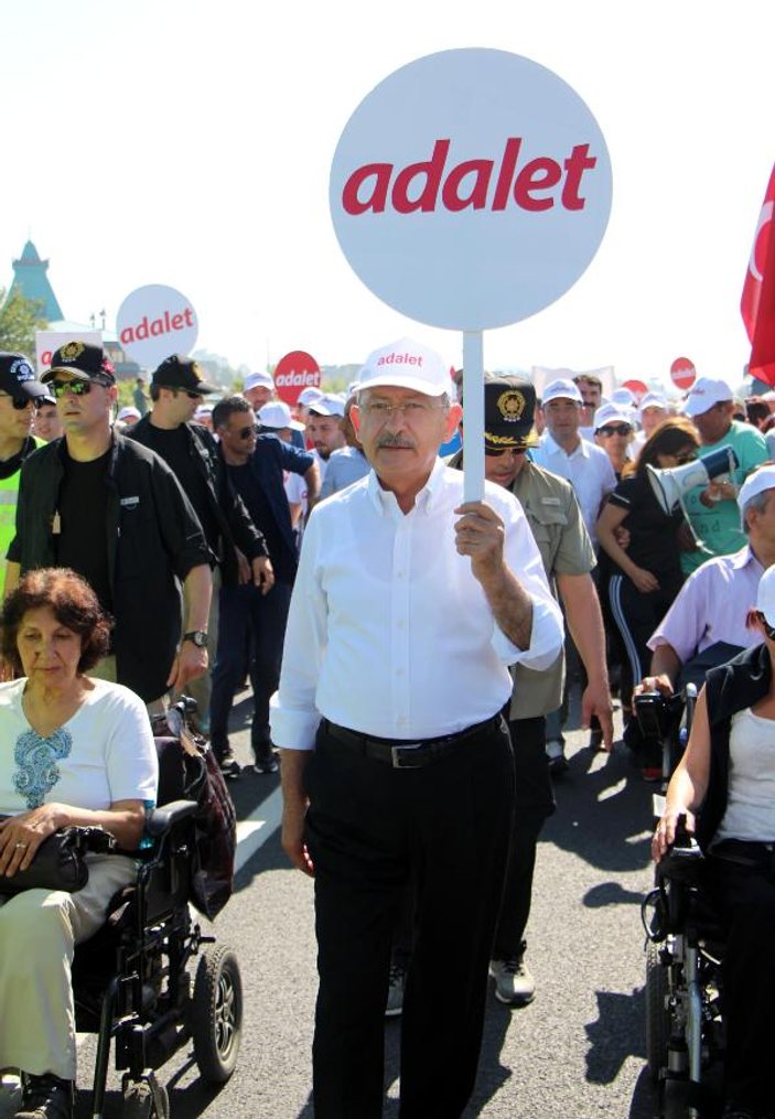 Kılıçdaroğlu: Yürüyüşümüzün adı adalet