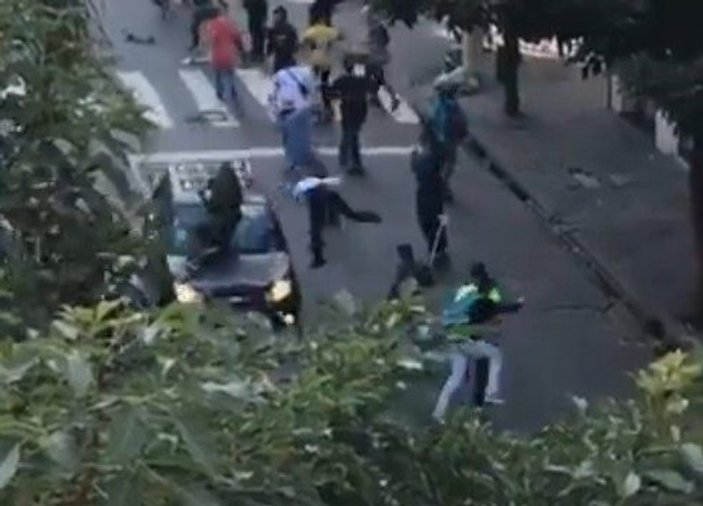 Brezilya'da kaykaycıların arasına araç daldı: 3 yaralı