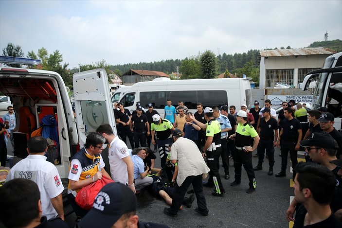 Kılıçdaroğlu'nun kortejindeki polise motosiklet çarptı