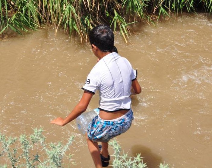 Manisa'da sulama kanalında tehlikeli serinlik