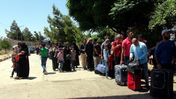 Suriyelilerin bayram ziyaretinden dönüşü sürüyor