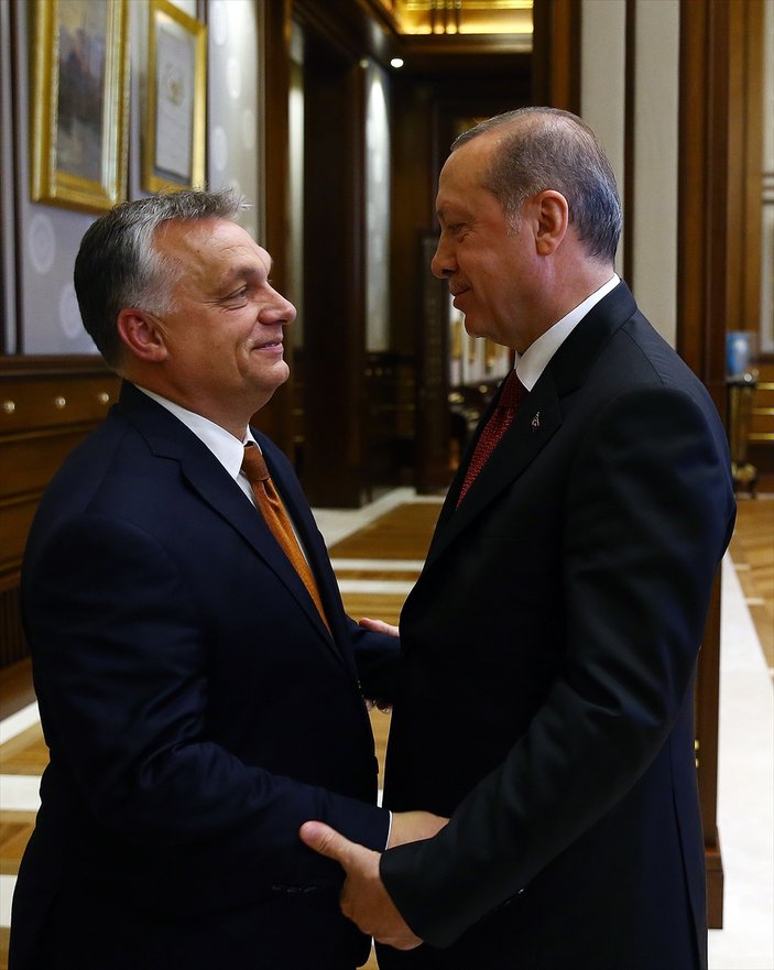 Cumhurbaşkanı Erdoğan, Macar Başbakan ile yemek yedi
