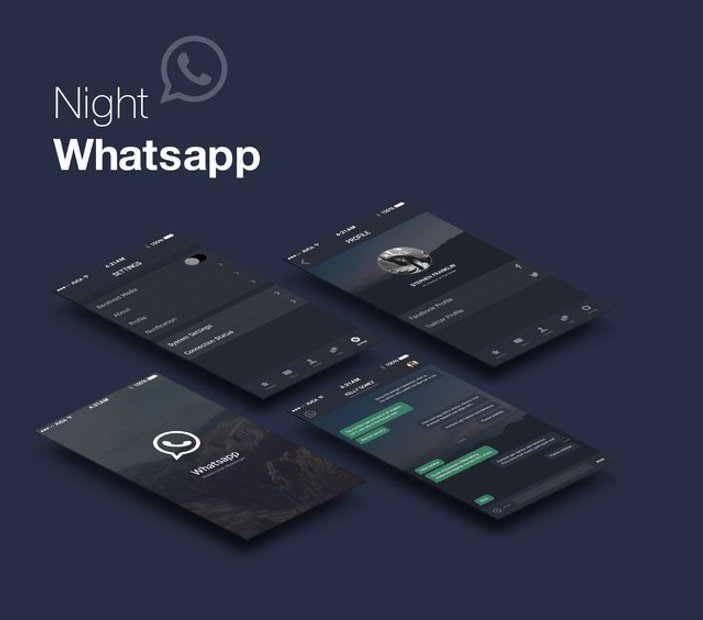 WhatsApp'tan gece modu özelliği