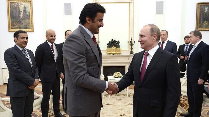 Katar Emiri, Putin ile görüştü