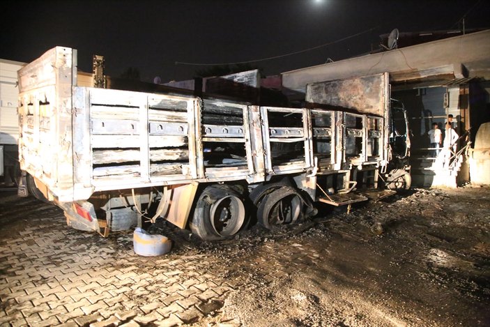Diyarbakır'da yakıt ikmali sırasında yangın çıktı