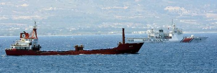 Yunanların saldırdığı gemi Bodrum'dan demir aldı