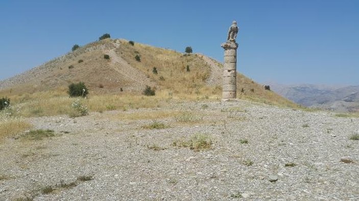 Adıyaman'da 2 bin yıllık aslan heykeli tahrip edildi