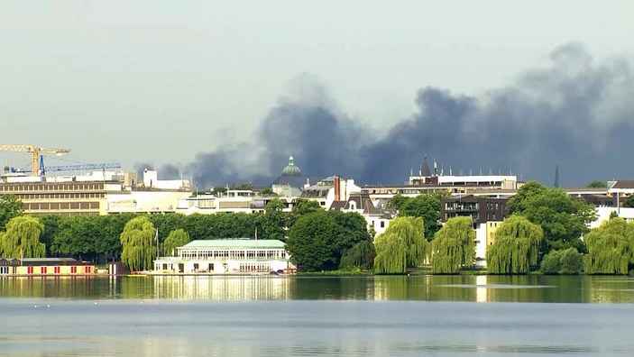 G20 öncesi Hamburg'dan dumanlar yükselmeye başladı