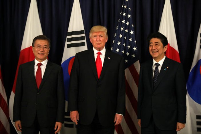 ABD, Güney Kore ve Japonya'dan Kuzey Kore çıkışı
