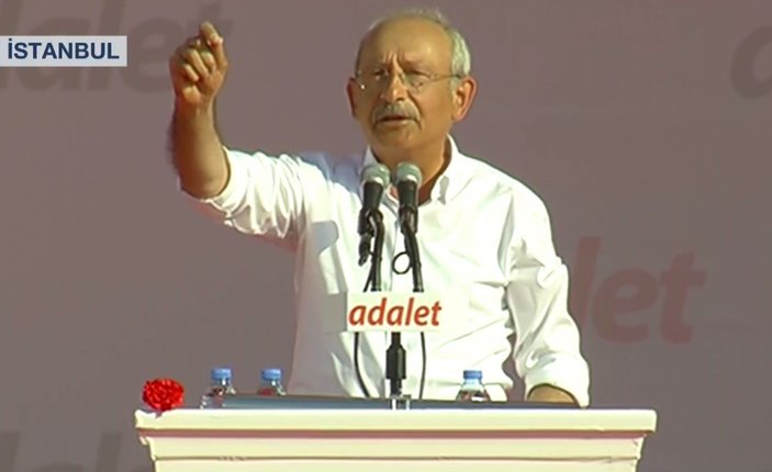 Kılıçdaroğlu'nun Maltepe'deki konuşması