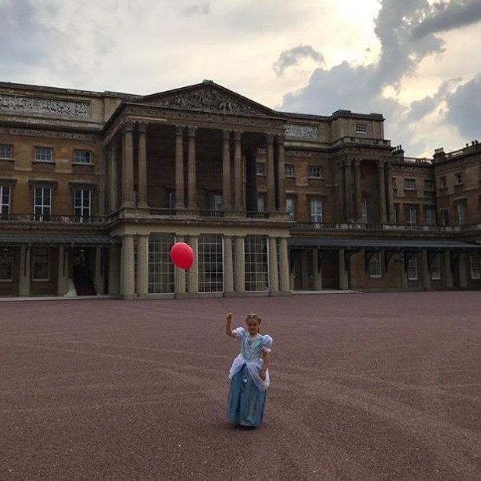 Beckham'ın kızının doğum günü sarayda kutlandı