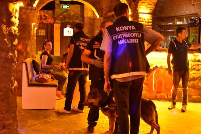Konya'da kafelere uyuşturucu operasyonu