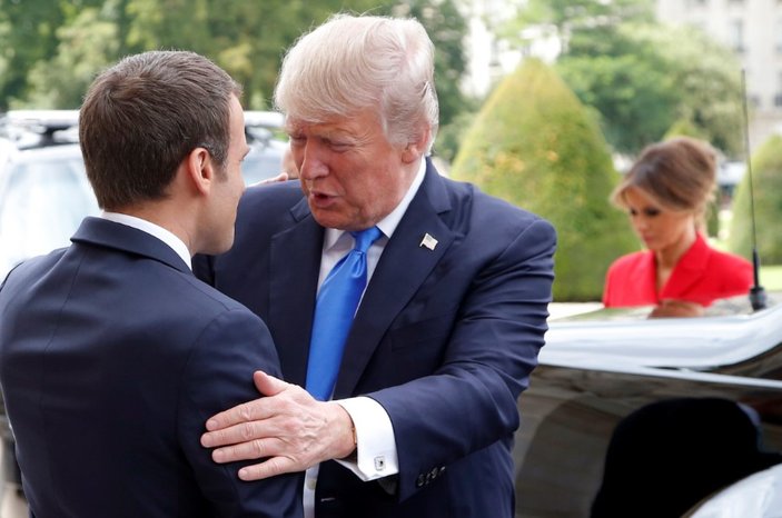 ABD Başkanı Trump, Fransa'da