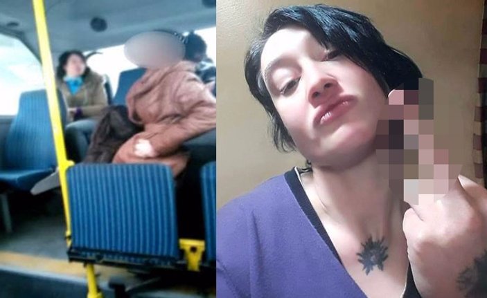 Minibüste başörtülü kıza saldıran Almila Kursar: Pişmanım