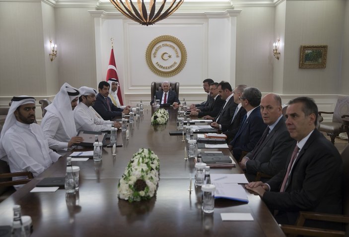 Başbakan, Katar Ekonomi Bakanını kabul etti