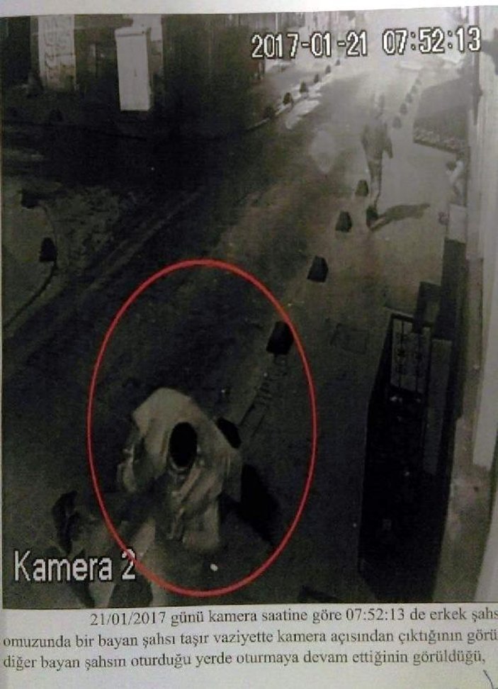 Taksim'de alkollü kadını kaçıran zanlının görüntüleri