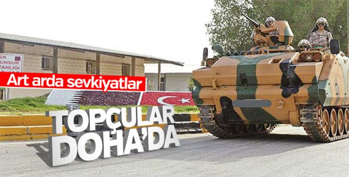 Türkiye'den Katar'a üçüncü askeri sevkiyat