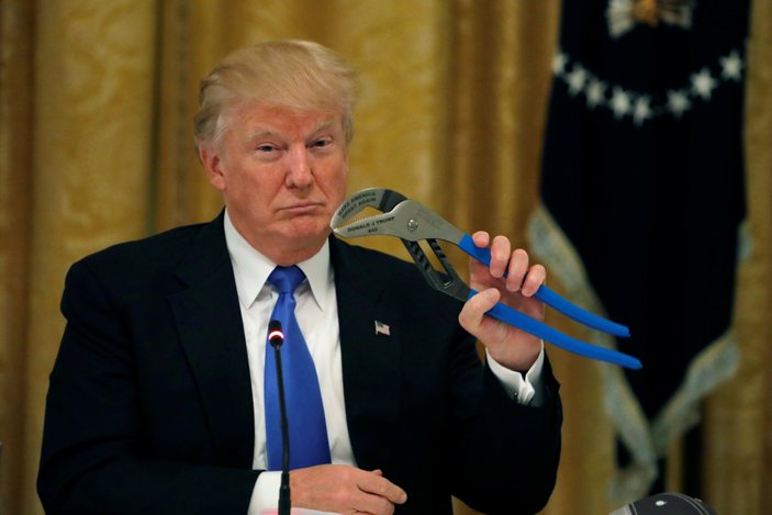Trump'tan çelik ithalatı açıklaması