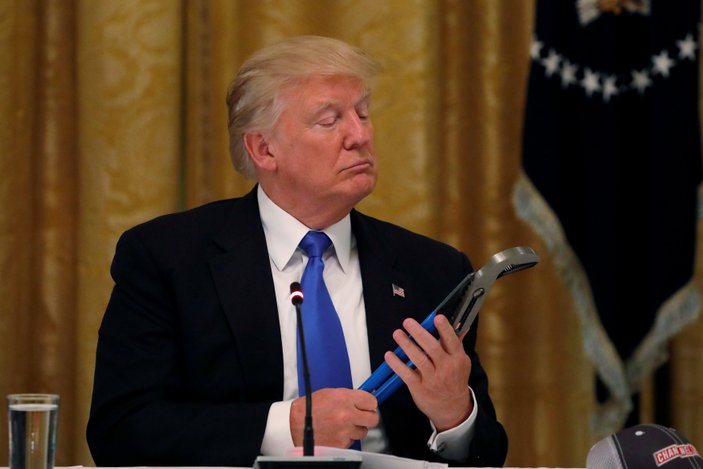 Trump'tan çelik ithalatı açıklaması