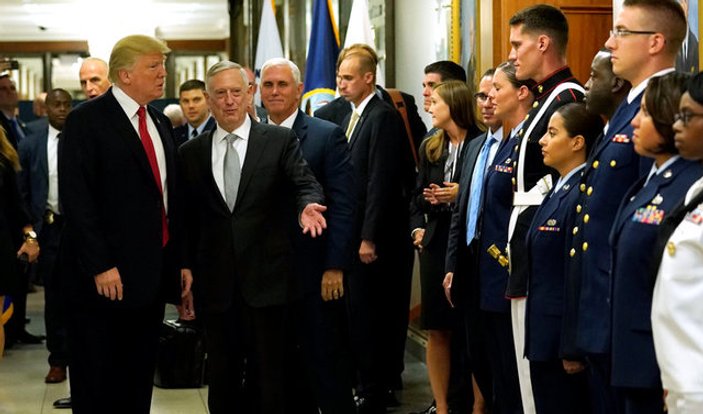 Trump'ın Pentagon'da küresel tehditleri konuştu