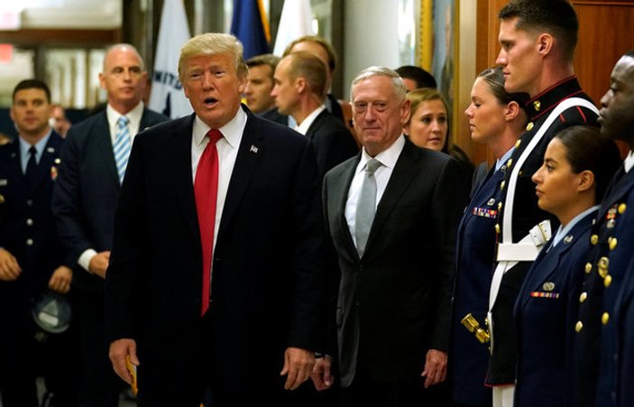 Trump'ın Pentagon'da küresel tehditleri konuştu