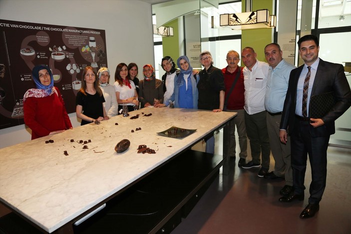 Karadenizli kadınlar Çikolata Müzesi'ni ziyaret etti