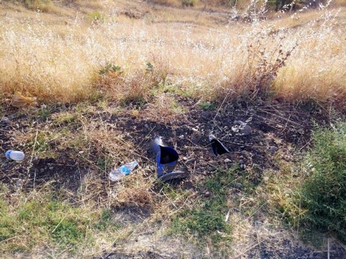 Diyarbakır'ın Sur İlçesi kırsalında 100 kiloluk patlayıcı