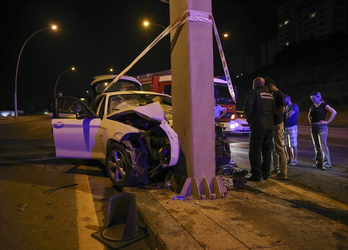 Ankara'daki kazada 1 kişi hayatını kaybetti