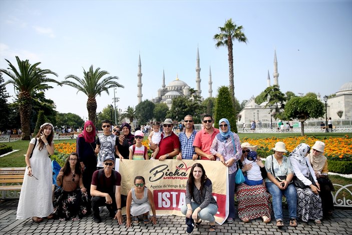 Sultanahmet Camisi ve Ayasofya’ya turist ilgisi