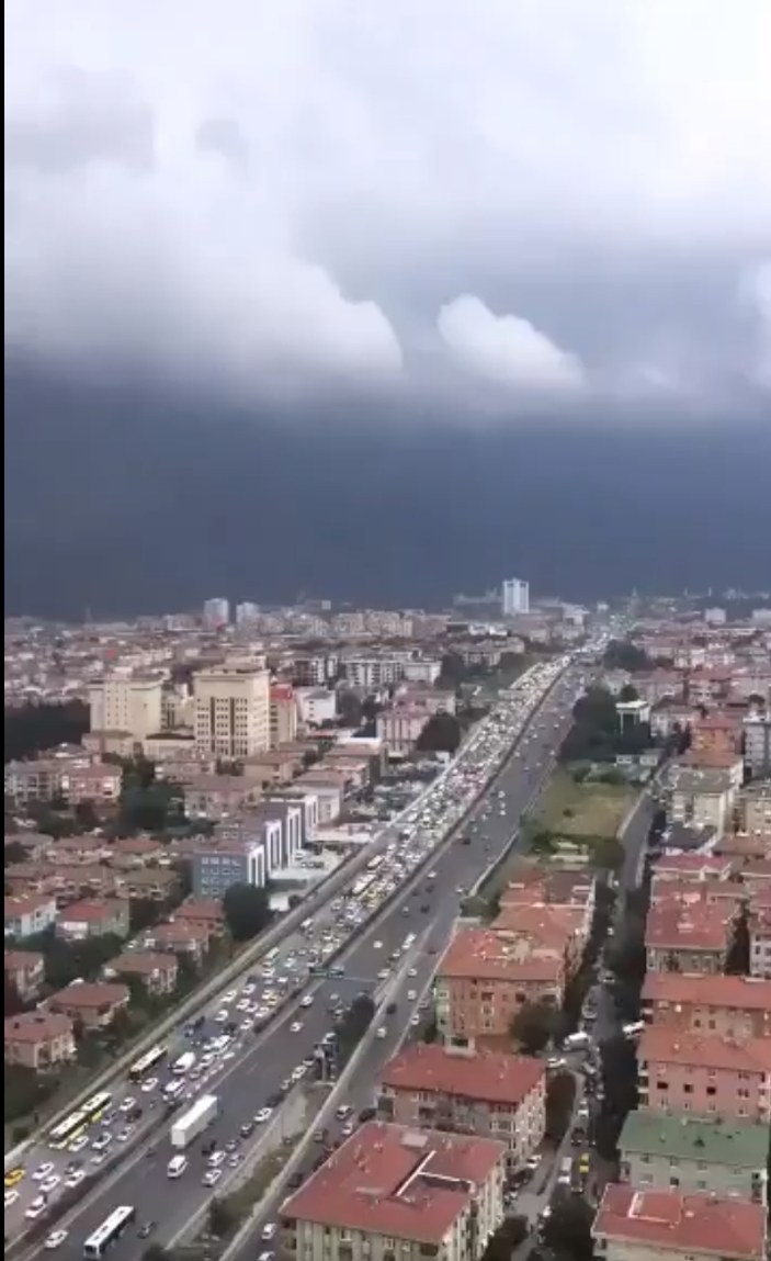 İstanbul'da havanın anlık değişimi