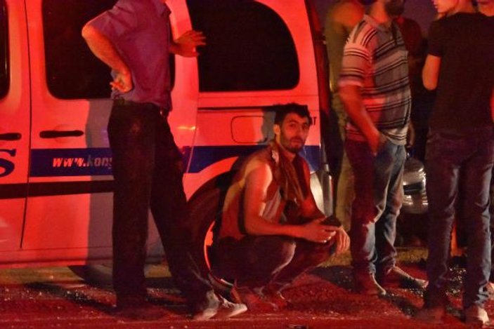 Konya'da kaza sonrası kavga ettiler: 8 yaralı
