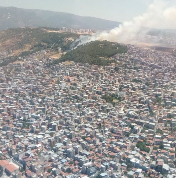 İzmir'deki yangınlar yüzlerce hektarlık alanları kül etti