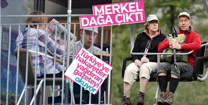 Merkel tatil kıyafetini değiştirmiyor