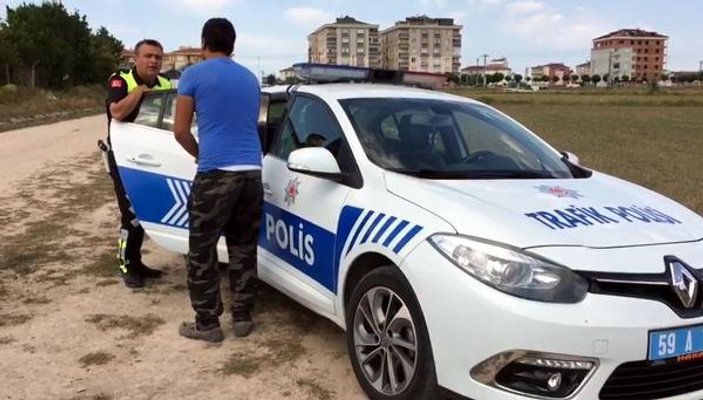 Tekirdağ'da bonzai kullanan sürücü kaza yaptı
