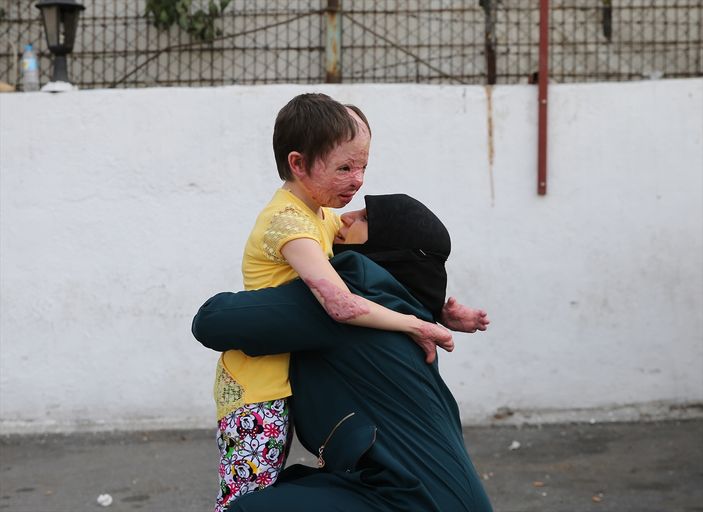 Küçük Hiba, annesi ve kardeşlerine kavuştu