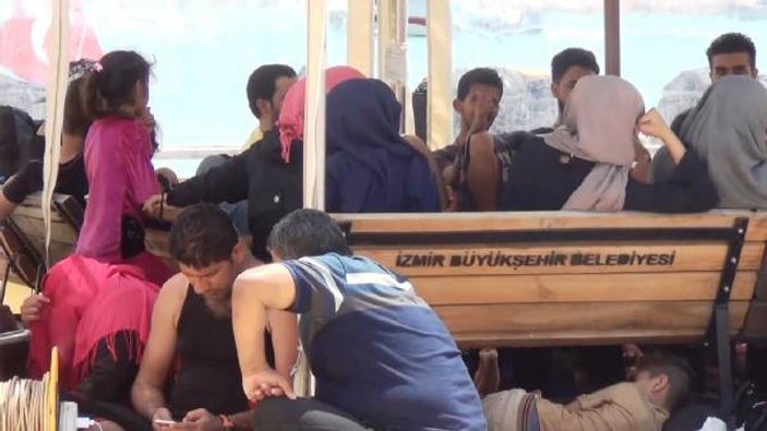 Batmak üzere olan bottaki 60 Suriyeli kurtarıldı